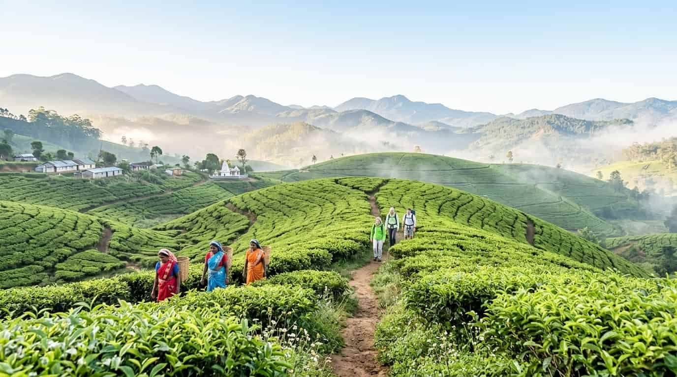 Hiking the Pekoe Trail through Sri Lanka's hill country tea plantations